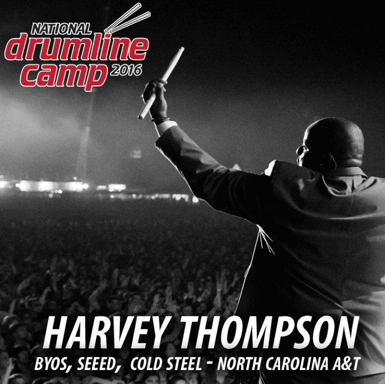 Harvey Thompson 2016 Featured Instructor National Drumline Camp